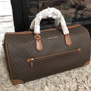Michael Kors NWT Travel Duffle Bag MK monogram